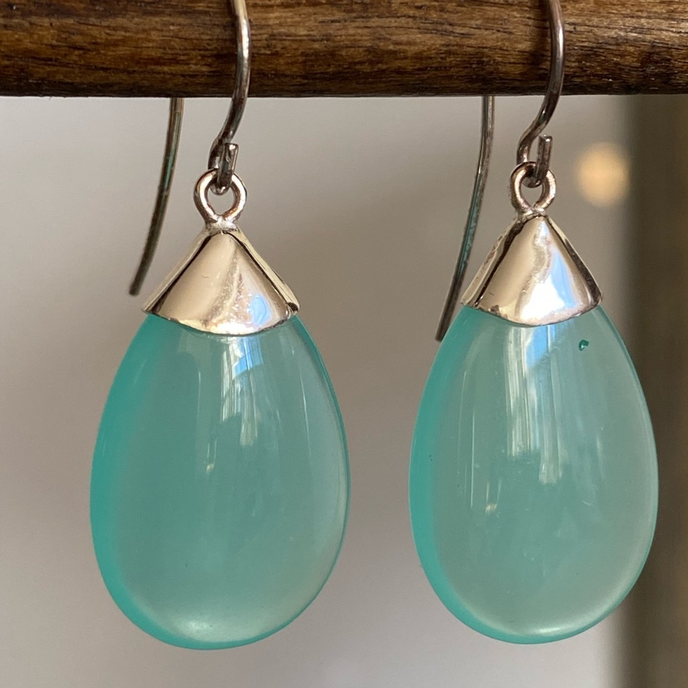 Aventurine & Sterling Silver Earrings